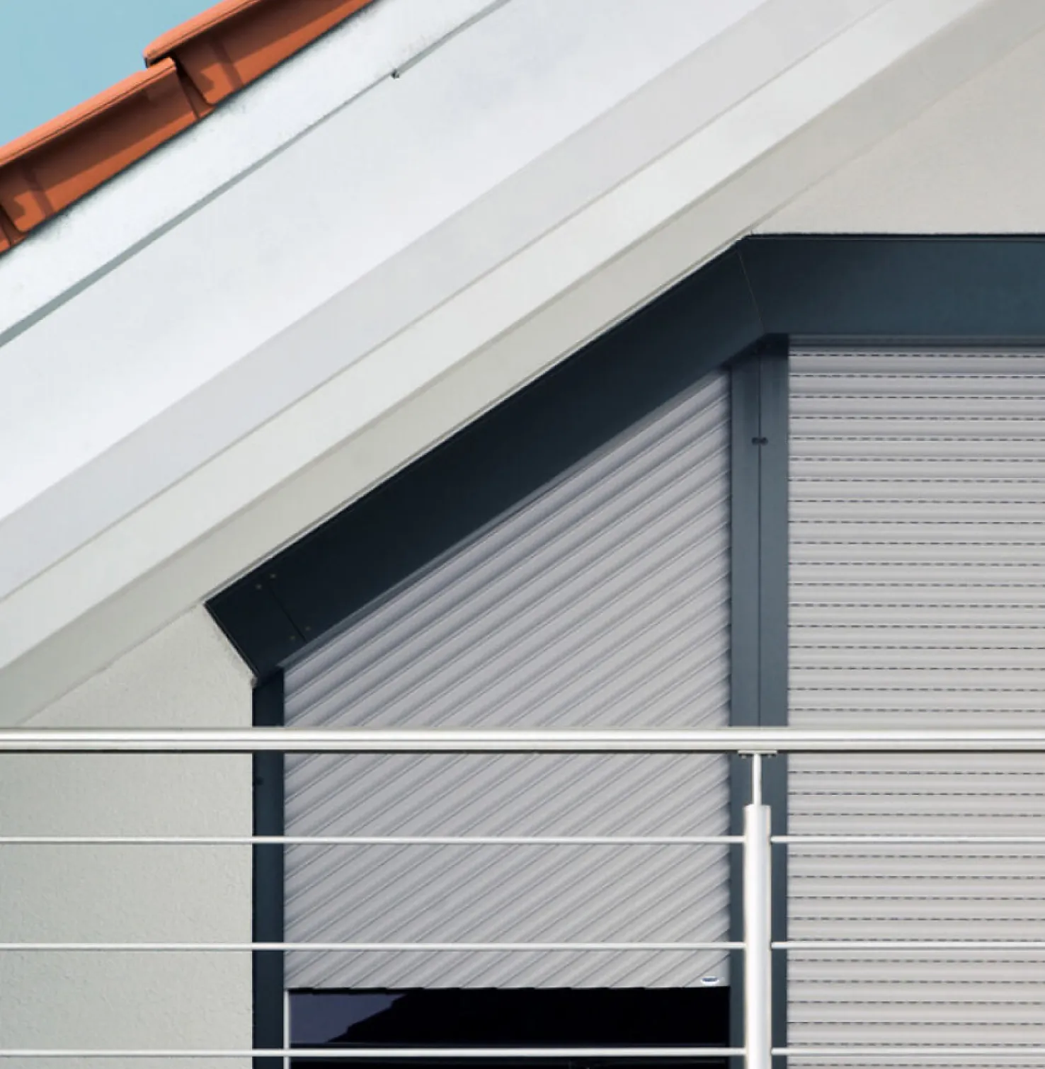 Schuin dakraam met TRENDO Schuine rolluiken