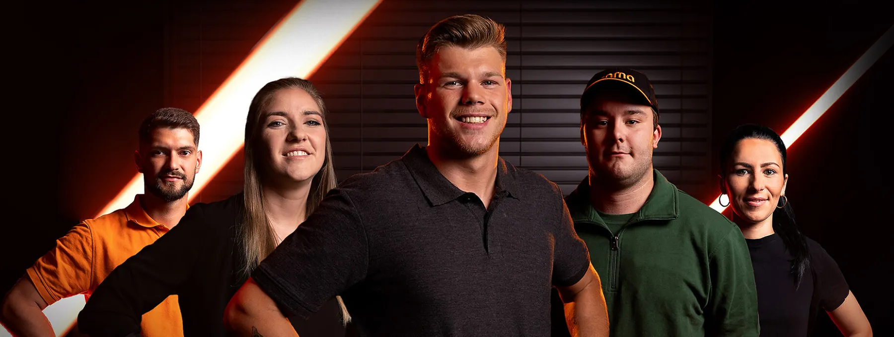 Jonge ROMA-medewerkers voor CDL-lat